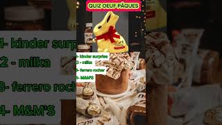 QUIZ OEUF PÂQUES  CapCut france bonbon viral spotlightviralvideo foryou foryoupage fyospotl [upl. by Ecnarepmet672]