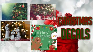 Roblox Bloxburg  Christmas Decal Id’s [upl. by Orgell]