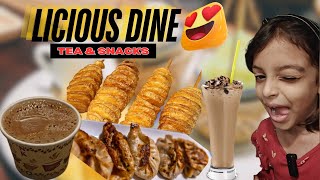 Snack Time with Dad momos chai hyderabad chocolatemilkshake [upl. by Stoneham]