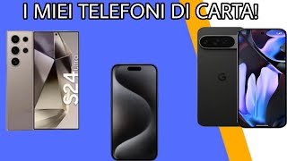 Vi mostro i Miei Telefoni di Carta [upl. by Aicirtac]