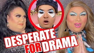 RICH LUX DRAGS MANNY MUA AND PETERMONN AND WE HAVE ALOT TO SAY [upl. by Paske]