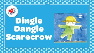 Dingle Dangle Scarecrow Kids Action Song 🤪 Sing Dance amp Read Along Lyrics [upl. by Shaun]