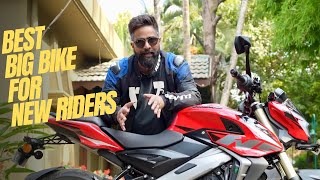 Bajaj Pulsar NS400Z  Fast amp Not Furious  First Ride [upl. by Thury261]