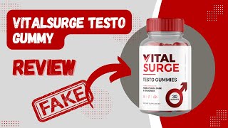 VitalSurge Testo Gummy Review Is This Supplement Too Good to Be True [upl. by Hesta97]