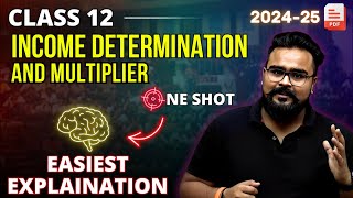 INCOME DETERMINATION AND MULTIPLIER class 12 ONE SHOT  GAURAV JAIN [upl. by Amberly]