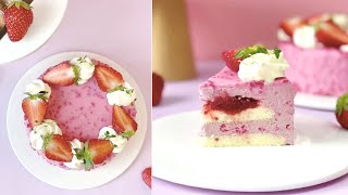 🍓 quotSweet amp Crispyquot Strawberry Magnum Cake  Amazing Tasty Dessert Decoration Tutorial  Sweet Planet [upl. by Mcquade221]