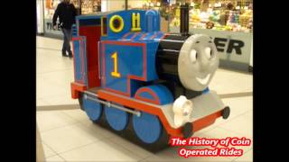 1990s Coin Operated Steam Engine Kiddie Ride  Thomas the Tank Engine [upl. by Sontich]