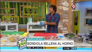 Receta del día Bondiola rellena al horno [upl. by Renita]