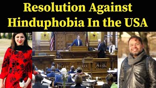 Abhishek Mishra Talk On Resolution against Hinduphobia in the USA Ribaha Imran [upl. by Alyekahs]