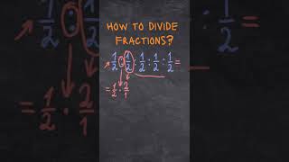 How to divide fractions shorts maths fractions [upl. by Retsub]