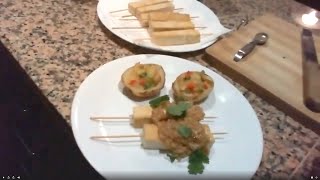 Recipe Club  Thai Baked Potatoes  Satay Tofu Kebabs [upl. by Win]