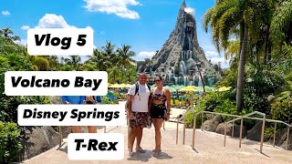 VLOG 5  Dia de Volcano Bay  Disney Springs loja da Disney loja MampMT Rex Smores  Orlando 2024 [upl. by Eentirb243]