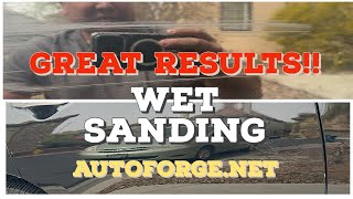 Wet Sanding and Polishing McKee’s 37 Flex Auto Detailing Car Care Car Washing Autoforgenet [upl. by Etteragram]