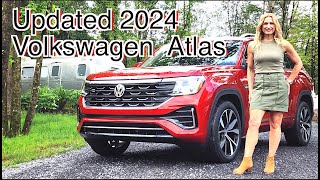 2024 VW Atlas and Atlas Cross Sport review  Is the new engine enough [upl. by Iel]