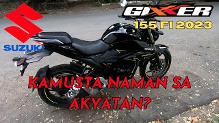 Gixxer 155 Fi 2023  Road test  Uphill [upl. by Enylcaj]