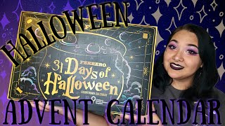 HALLOWEEN ADVENT CALENDAR  31 DAYS OF HALLOWEEN BY FERRERO Countdown Calendar [upl. by Egidius]