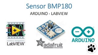 SENSOR BMP180 CON INTERFACE LABVIEW UTILIZANDO ARDUINO [upl. by Edrea]