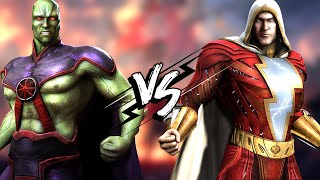 Injustice  Martian Manhunter vs Shazam [upl. by Amolap]