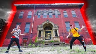 DOOR SLAMS EXPLORING HAUNTED GHOST SCHOOL [upl. by Hickie]