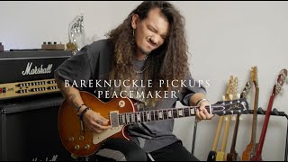 Bare Knuckle Pickups Peacemaker humbucker set demonstrated by Danny Dela Cruz [upl. by Nauqahs]