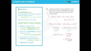 Learn Compound Interest in 6 Minutes  GCSE amp IGCSE Maths [upl. by Peirce]