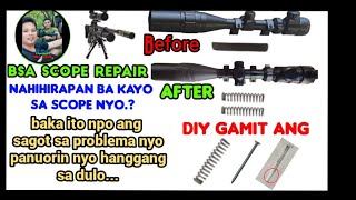 BSA scope repairDIY change to spring para sa elevation🫡 [upl. by Tabb]