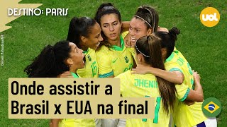 BRASIL BUSCA O OURO NO FUTEBOL FEMININO ONDE ASSISTIR Ã€ TRANSMISSÃƒO AO VIVO DA DECISÃƒO [upl. by Yelrihs]