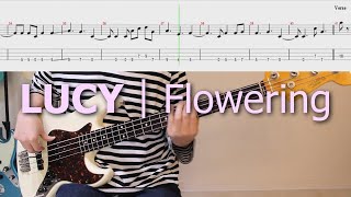 봄꽃 같은 음악 베이스│루시  개화│LUCY  Flowering│4현 버전 악보│BASS TAB [upl. by Odnomra]