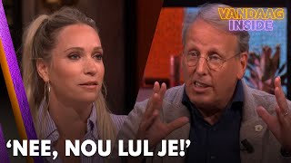 Hélène raakt het niet eens met Chris Woerts ‘Nee nou lul je’  VANDAAG INSIDE [upl. by Laersi]