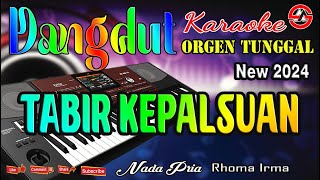 Tabir Kepalsuan  Karaoke Dangdut Orgen Tunggal Nada Pria Album Lawas Rhoma Irama [upl. by Nowaj]