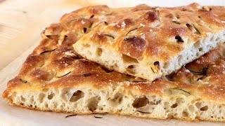 Receta de focaccia muy fácil y sin amasar ¡Al alcance de todos [upl. by Giralda]