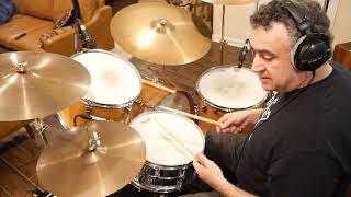 PRACTICING BONHAM SOLO IDEAS  FAST FOOT DOUBLES [upl. by La Verne]