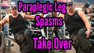 Paraplegic Leg Spasms  Out Of Control shorts paraplegic legspasms wheelchair spinalcord [upl. by Eleen]