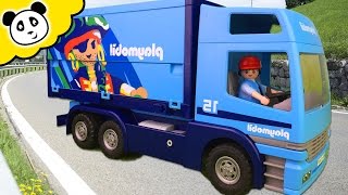 ⭕ PLAYMOBIL LKW mit Anhänger  Wohin muss die nächste Lieferung Spielzeug auspackenampspielen [upl. by Cairns135]