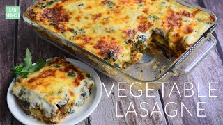 BEST Vegetable Lasagna Recipe [upl. by Carlina]