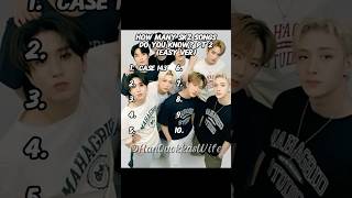 How many SKZ songs do you know Pt 2 😊 skz straykids songs kpop challenge [upl. by Orpha]