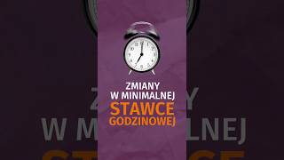 Zmiany w minimalnej stawce godzinowej [upl. by Nyla]