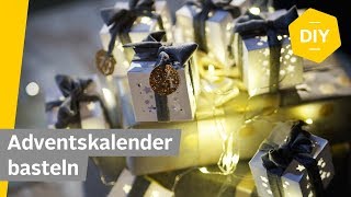 DIY Adventskalender selber machen mit Beleuchtung  Roombeez – powered by OTTO [upl. by Rehttam]