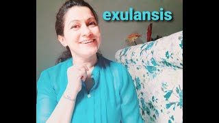 Word 235 exulansis etymology meaning pronunciation examplesA Word A Day Challenge 2021 [upl. by Osei269]