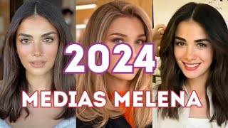 ✂️CORTES de MEDIAS MELENAS 2024 👌 ESTILOS para MUJER MELENAS [upl. by Hilly954]