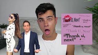 THANK U NEXT  Ariana Grande Reaction Video with lyrics [upl. by Eustazio]