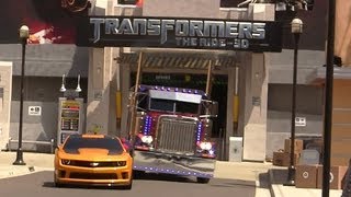 Grand Opening of Transformers The Ride 3D at Universal Studios Hollywood [upl. by Ardnot]