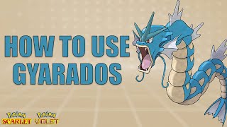 How To Use GYARADOS  Pokemon Scarlet and Violet Moveset Guide [upl. by Eriha]