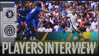 LE INTERVISTE DI MKHITARYAN E FONTANAROSA  CHELSEA 11 INTER  PLAYERS INTERVIEW 🎙️⚫🔵 [upl. by Rizan]