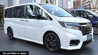 Honda Stepwgn Spada Hybrid GEX Honda SENSING quotBlack Stylequot  White [upl. by Rockwood]