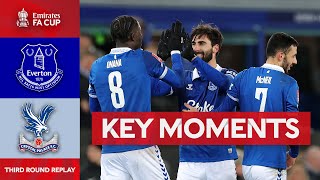 Everton v Crystal Palace  Key Moments  Third Round Replay  Emirates FA Cup 202324 [upl. by Salem545]