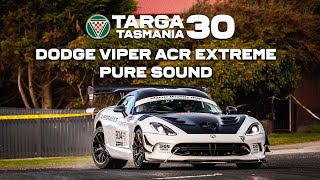 TARGA Tasmania 2022  Dodge Viper ACR Extreme Pure Sound [upl. by Whittaker]