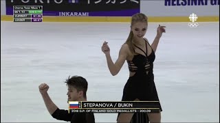 Alexandra Stepanova amp Ivan Bukin GP Helsinki FD CBC [upl. by Aiclef967]