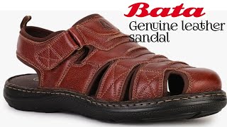 BATA SANDALS BATA GENUINE LEATHER SANDALS SLEEPER BIG SALE AT FLIPCART [upl. by Suravart371]