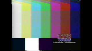 WCHSTV8 Broadcast Sign Off and Colorbars 1990 6 [upl. by Llehsar]